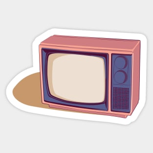 retro television Sticker